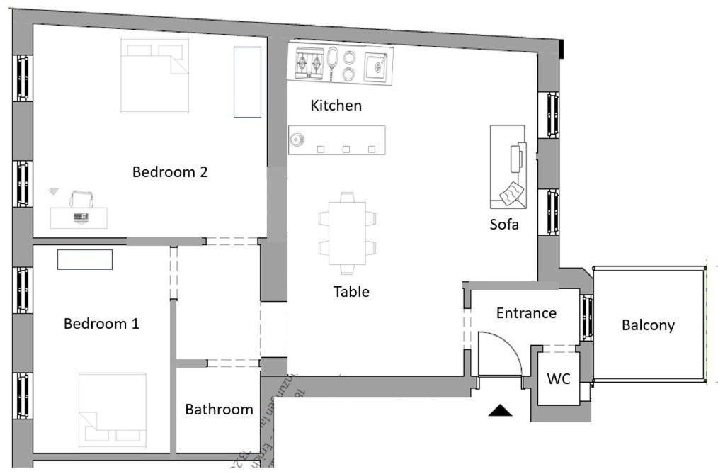 Helle 4 Zimmer Familien-Wohnung Mit Balkon! Schloss Schonbrunn In Gehdistanz ウィーン エクステリア 写真